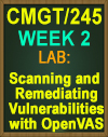 CMGT/245 WEEK 2 Scanning and Remidiating Vulnerabilities with Open VAS